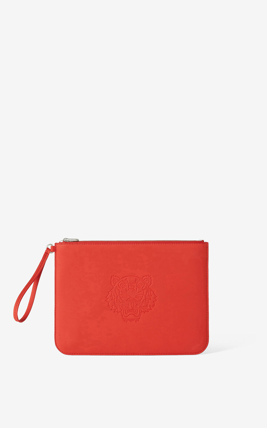 Kenzo Preppy Tiger large Clutch Mujer Rojas | 2487369-CJ